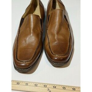 Sandro Moscoloni Beautiful Brown Leather Slip On Loafers Men’s Size 9.5D